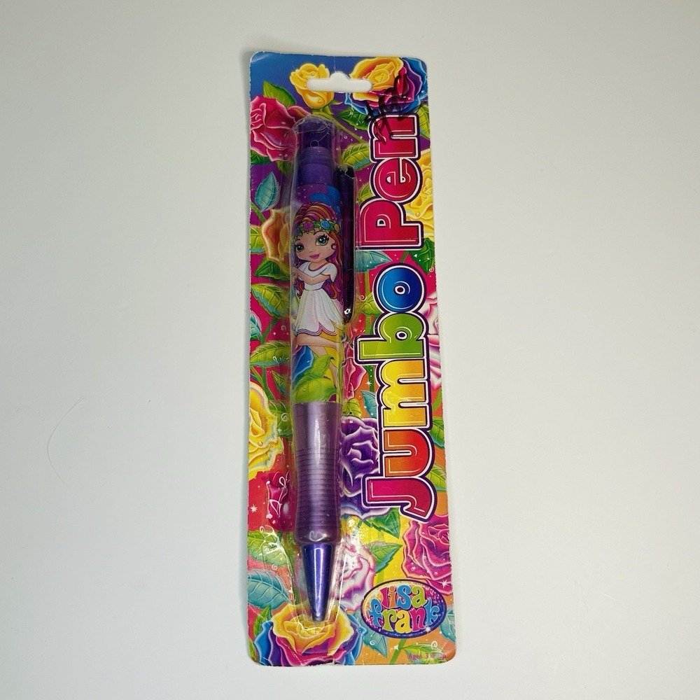 New Lisa Frank Rosa The Rose Garden Fairy Jumbo Pen Stationary Y2K